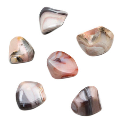 Botswana Agate Tumbled Stone Set (10-20mm) - Image 2