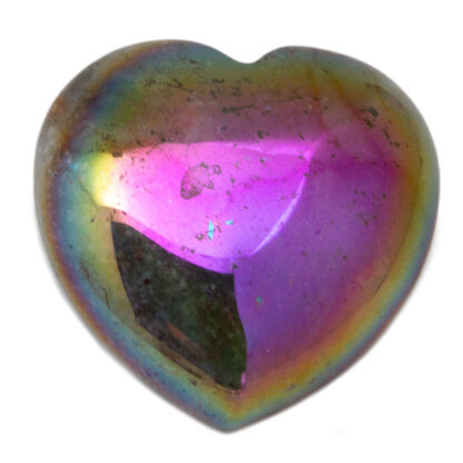 Mystery Aura Coated Crystal Heart (25-30mm) - Image 5