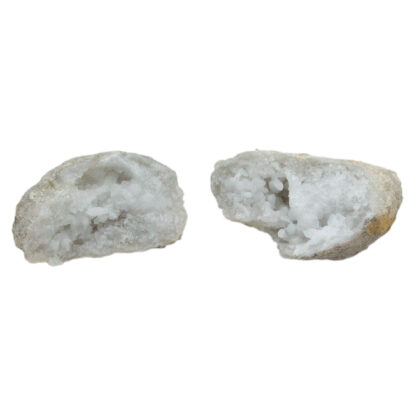 White Calcite Geode Pair (1.25-2") - Image 2