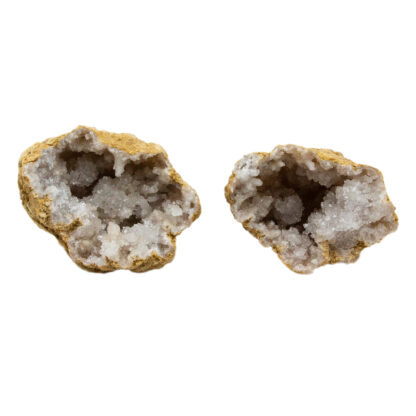 White Calcite Geode Pair (1.25-2") - Image 3