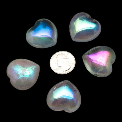 Angel Aura Quartz Heart (25-30mm) - Image 5