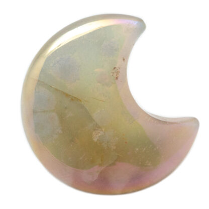 Flower Agate Aura Moon (30mm) - Image 3