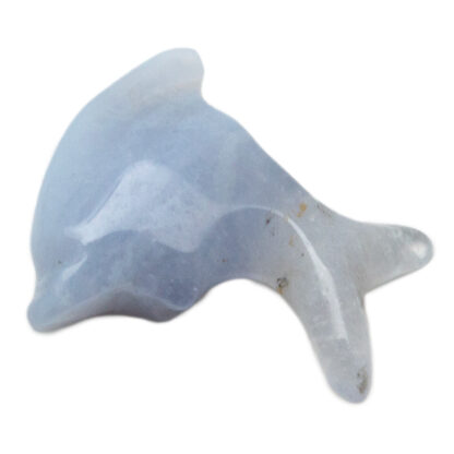 Blue Lace Agate Dolphin (18mm)