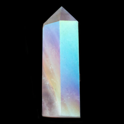 Rose Aura Quartz Tower (3-4")