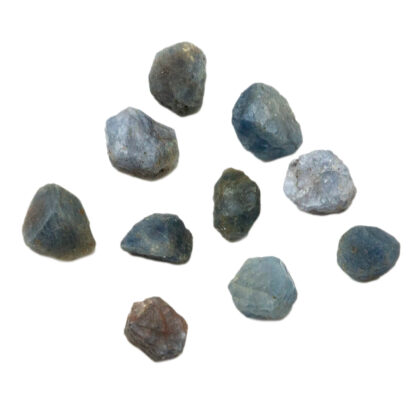 Blue Sapphire Rough Crystal Set (5-10mm)