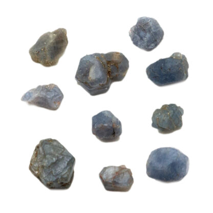 Blue Sapphire Rough Crystal Set (5-10mm) - Image 4