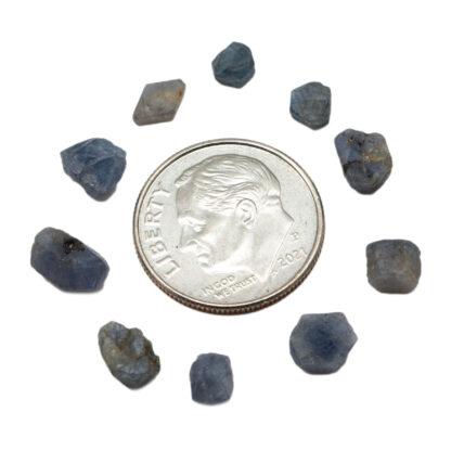 Blue Sapphire Rough Crystal Set (5-10mm) - Image 5