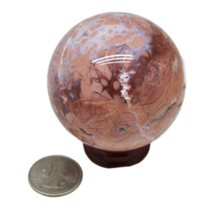 Petal Agate Sphere (55mm) - Image 4