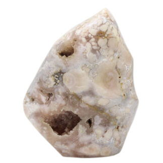 Flower Agate Druzy Flame